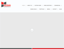 Tablet Screenshot of heidanconstruction.com